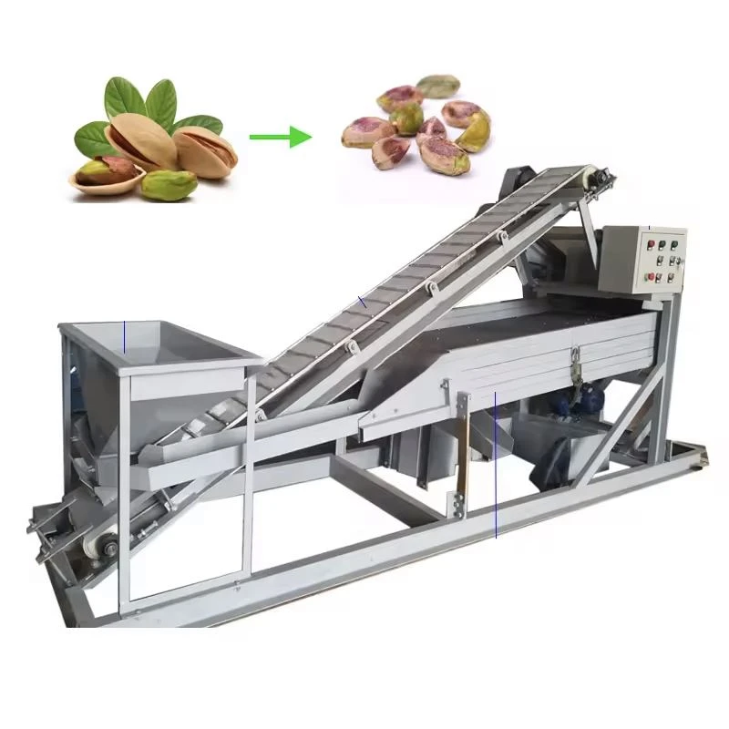 Máquina para descascarar pistachos